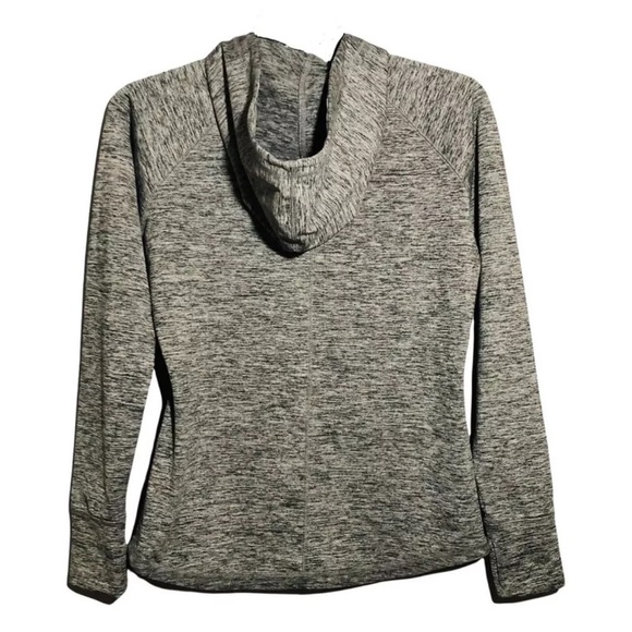 New England Patriots NFL Fleece Hoodie Jacket Women Sz XL Gray Zip Pocket Hood - Picture 2 of 3